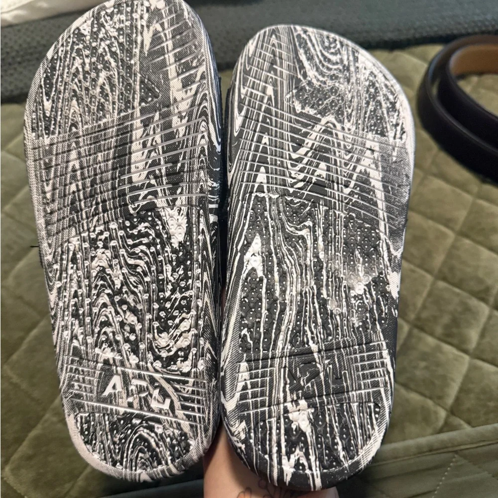 APL Black and Gray Slide Sandals - Picture 2 of 3